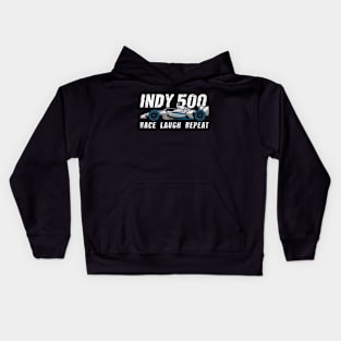 indy 500: Race, laugh, repeat Kids Hoodie